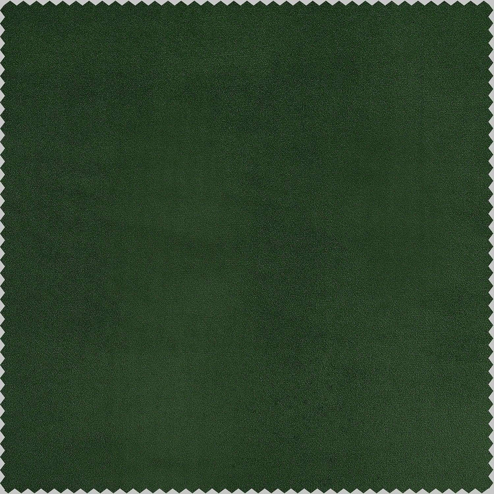 Eden Green Heritage Plush Velvet Custom Curtain