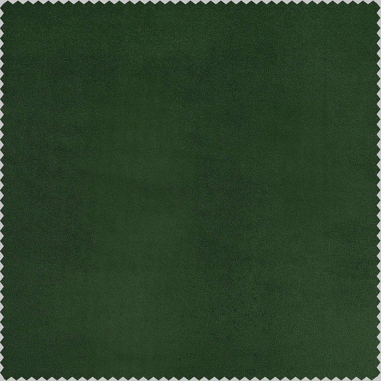 Eden Green Heritage Plush Velvet Custom Curtain