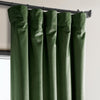 Eden Green Heritage Plush Velvet Curtain - HalfPriceDrapes.com