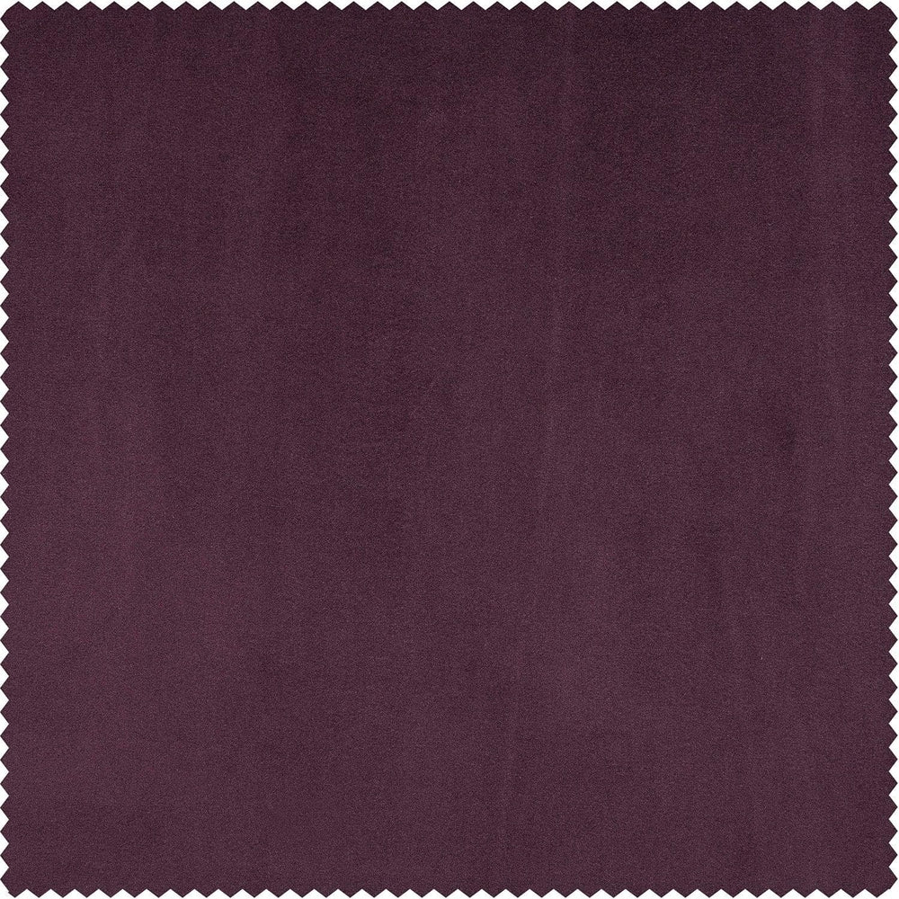 Winter Plum Heritage Plush Velvet Custom Curtain - HalfPriceDrapes.com
