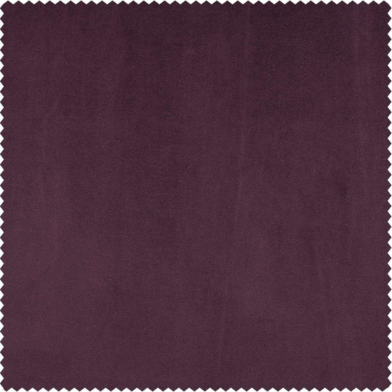 Winter Plum Heritage Plush Velvet Custom Curtain - HalfPriceDrapes.com