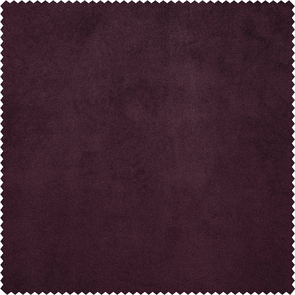 Winter Plum Heritage Plush Velvet Custom Curtain