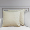 Au Lait Creme Heritage Plush Velvet Cushion Covers - Pair
