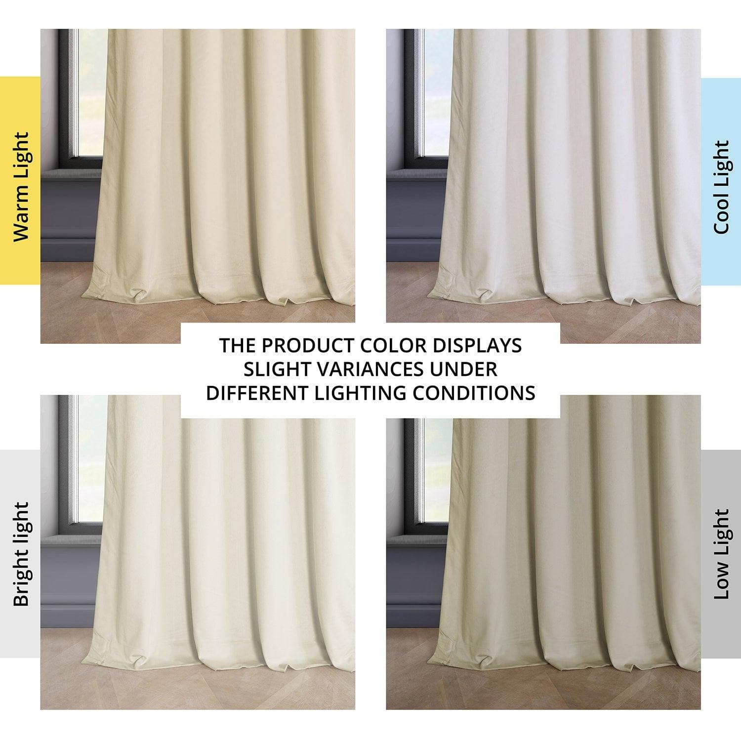 Au Lait Crème Grommet Heritage Plush Velvet Curtain - HalfPriceDrapes.com