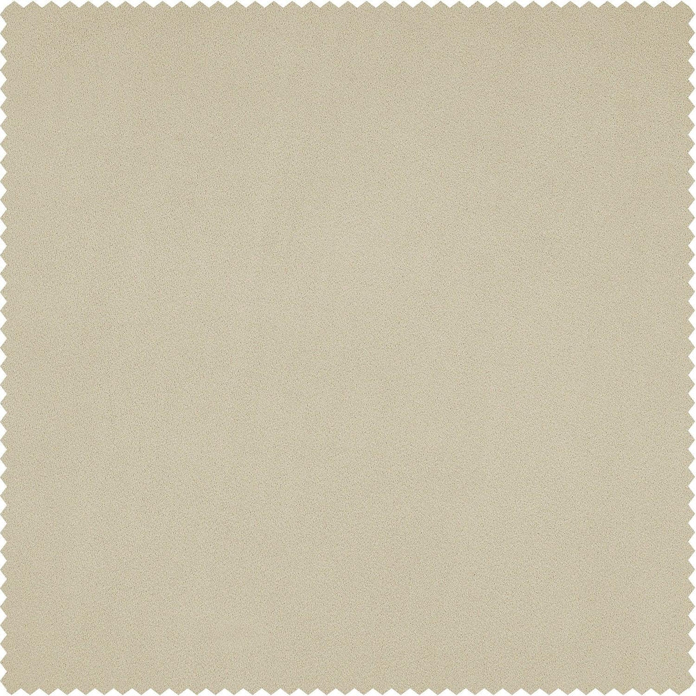 Au Lait Crème Heritage Plush Velvet Swatch - HalfPriceDrapes.com