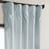 Aquarius Blue Heritage Plush Velvet Room Darkening Curtain - HalfPriceDrapes.com