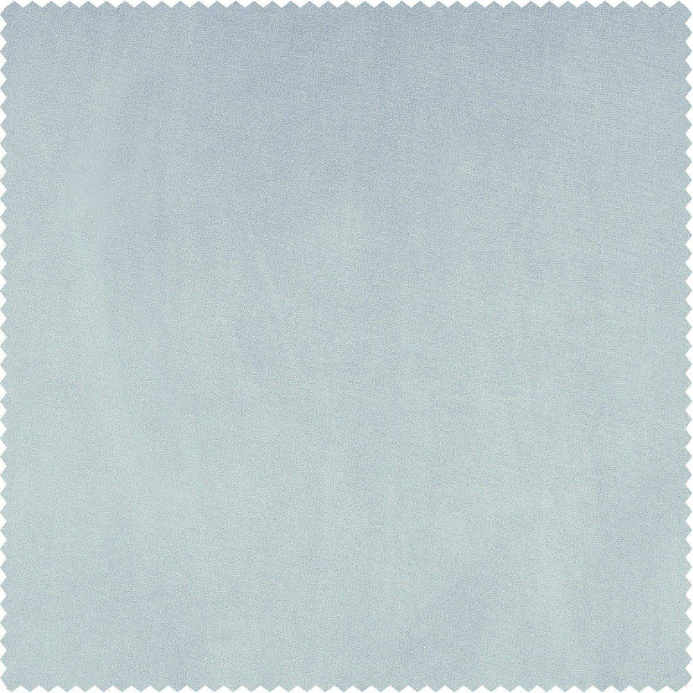 Aquarius Blue Heritage Plush Velvet Swatch - HalfPriceDrapes.com