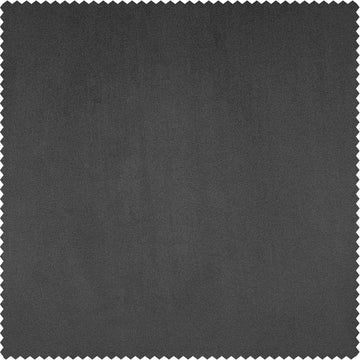 Pepper Grey Heritage Plush Velvet Custom Curtain - HalfPriceDrapes.com