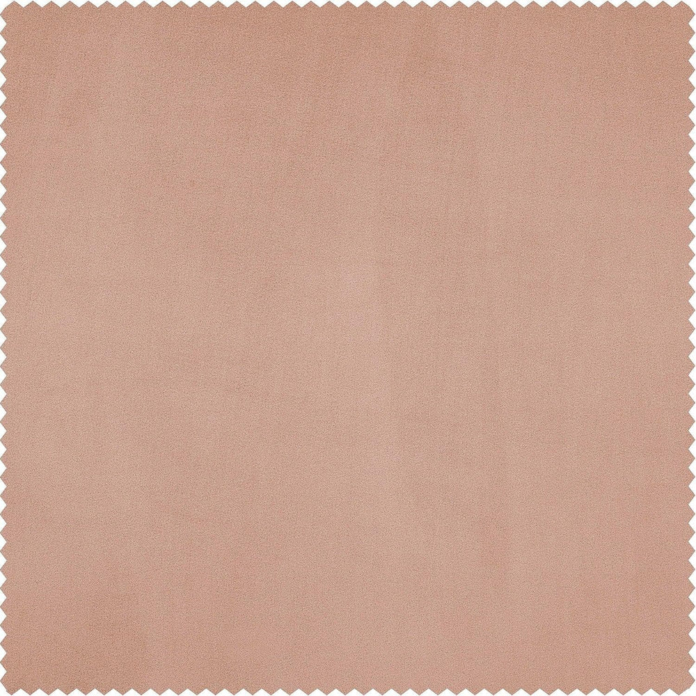 Peach Blossom Heritage Plush Velvet Custom Curtain - HalfPriceDrapes.com