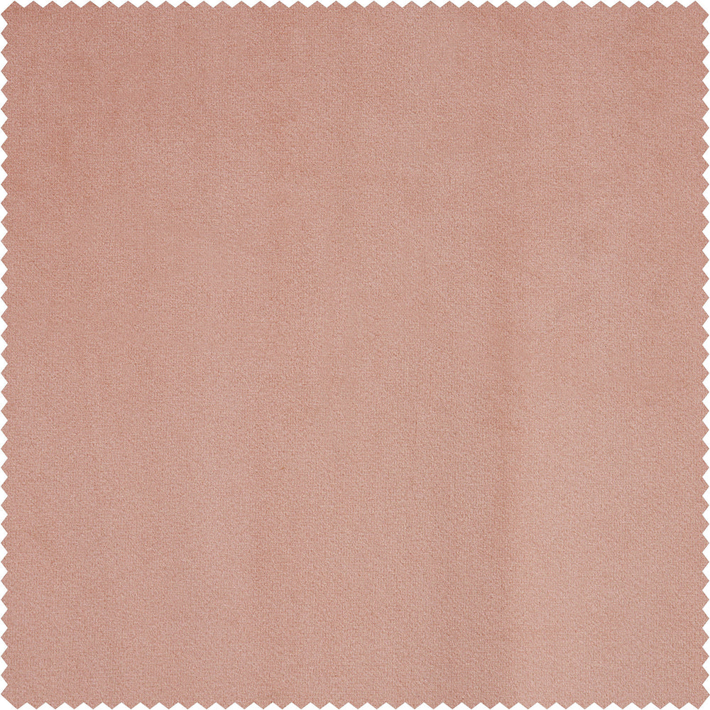 Peach Blossom Heritage Plush Velvet Custom Curtain