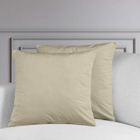 Macchiato Beige Heritage Plush Velvet Cushion Covers - Pair - HalfPriceDrapes.com