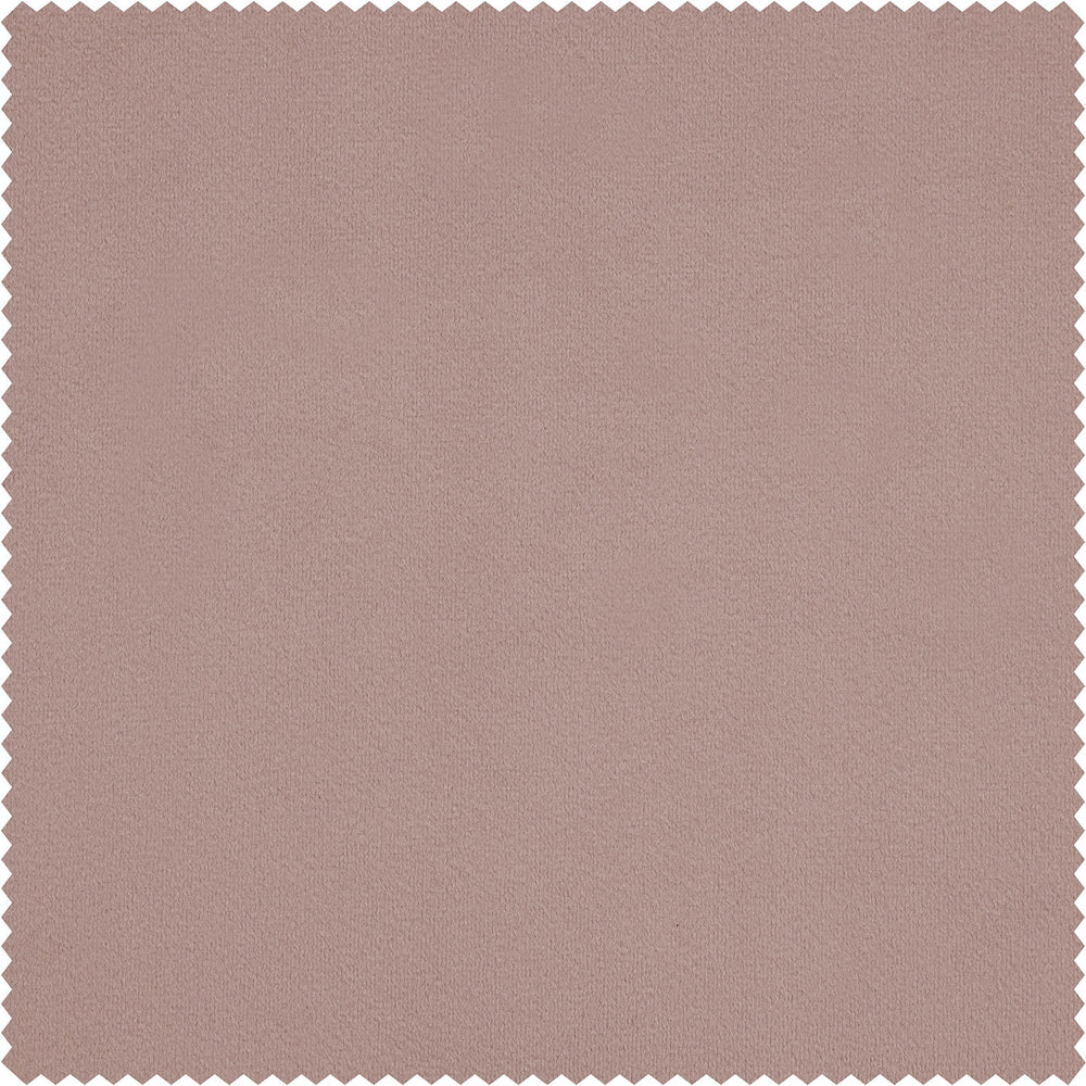 Light Pink Heritage Plush Velvet Custom Curtain
