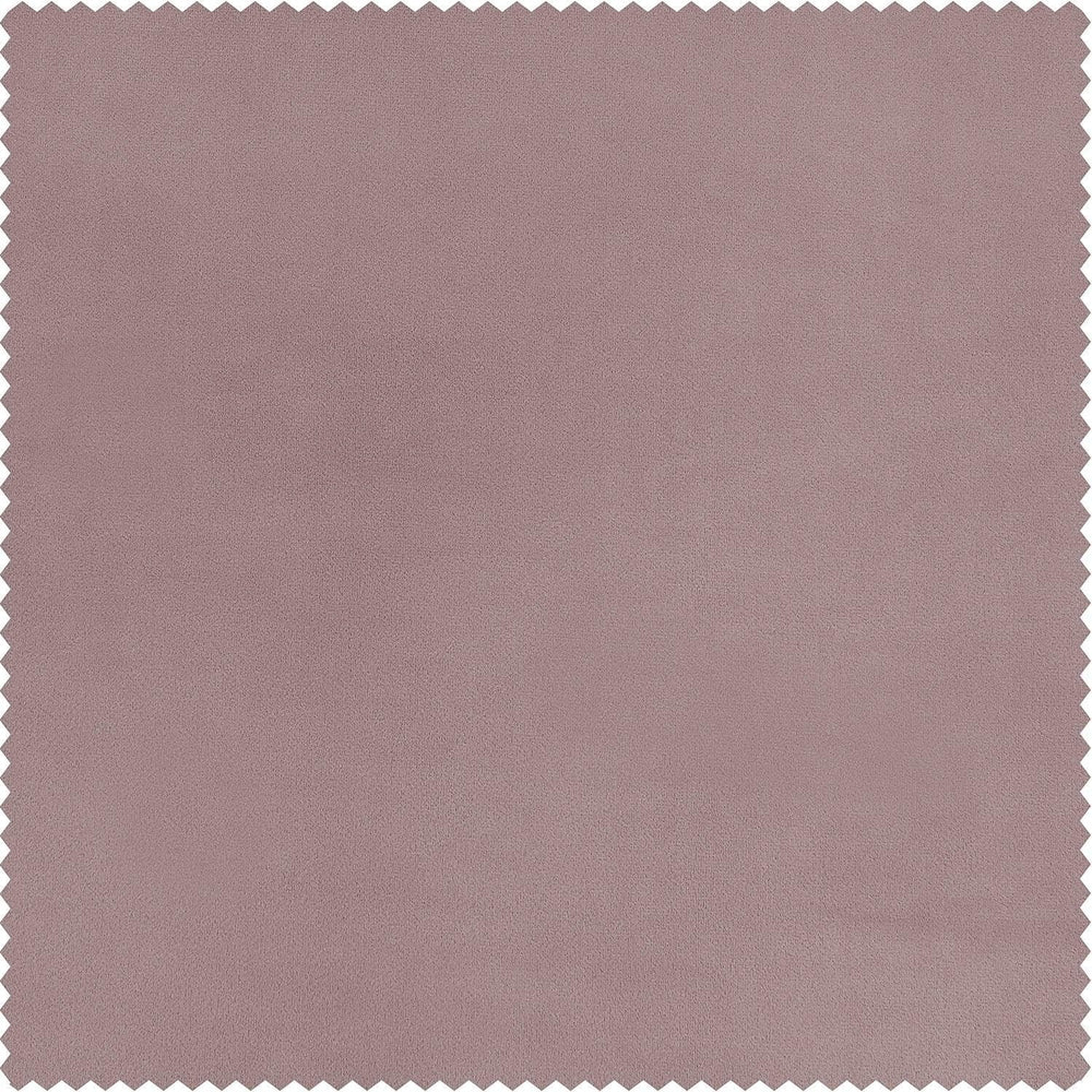 Mauve Heritage Plush Velvet Custom Curtain - HalfPriceDrapes.com