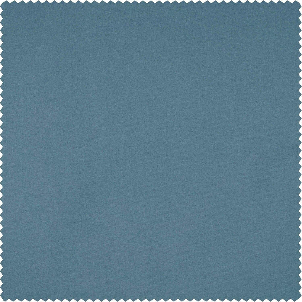 Light Blue Heritage Plush Velvet Swatch - HalfPriceDrapes.com