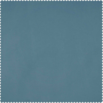 Light Blue Heritage Plush Velvet Custom Curtain - HalfPriceDrapes.com