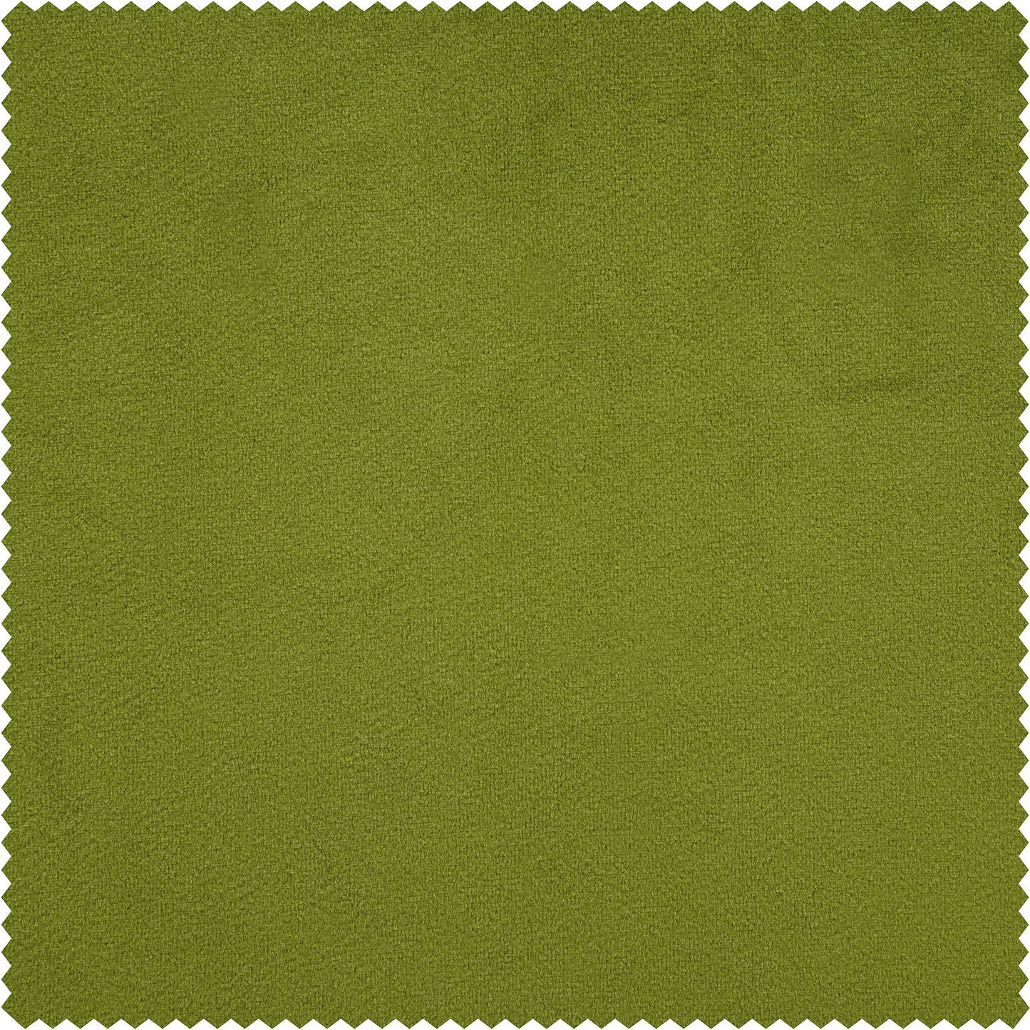 Dark Yellow Green Heritage Plush Velvet Custom Curtain