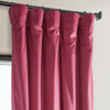 Dark Pink Heritage Plush Velvet Curtain - HalfPriceDrapes.com