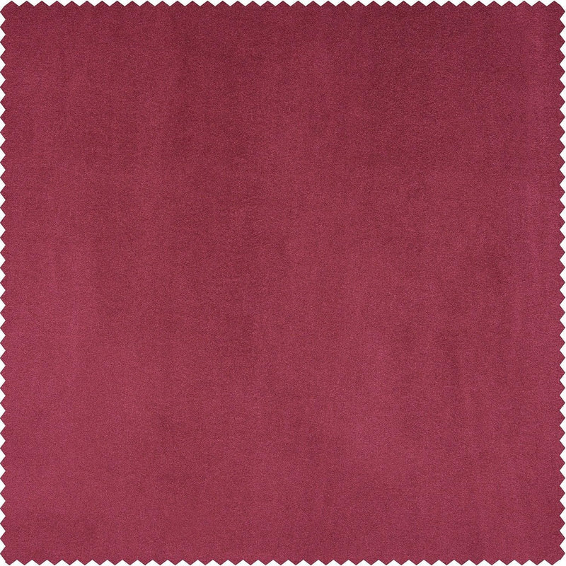 Dark Pink Heritage Plush Velvet Custom Curtain - HalfPriceDrapes.com