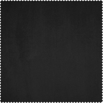 Black Heritage Plush Velvet Custom Curtain - HalfPriceDrapes.com