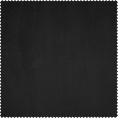 Black Heritage Plush Velvet Custom Curtain