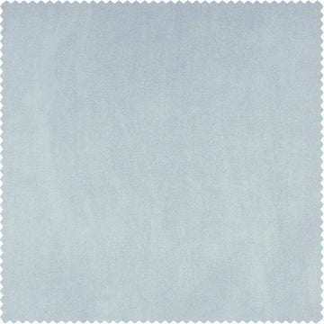 Aquarius Blue Heritage Plush Velvet Custom Curtain - HalfPriceDrapes.com