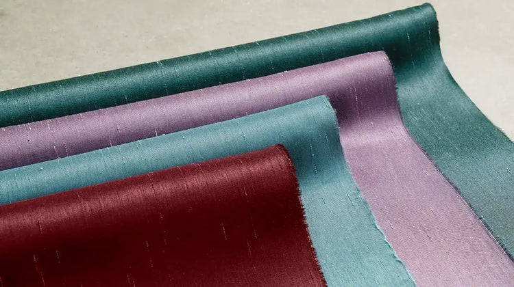 Vintage Dupioni Faux Silk​