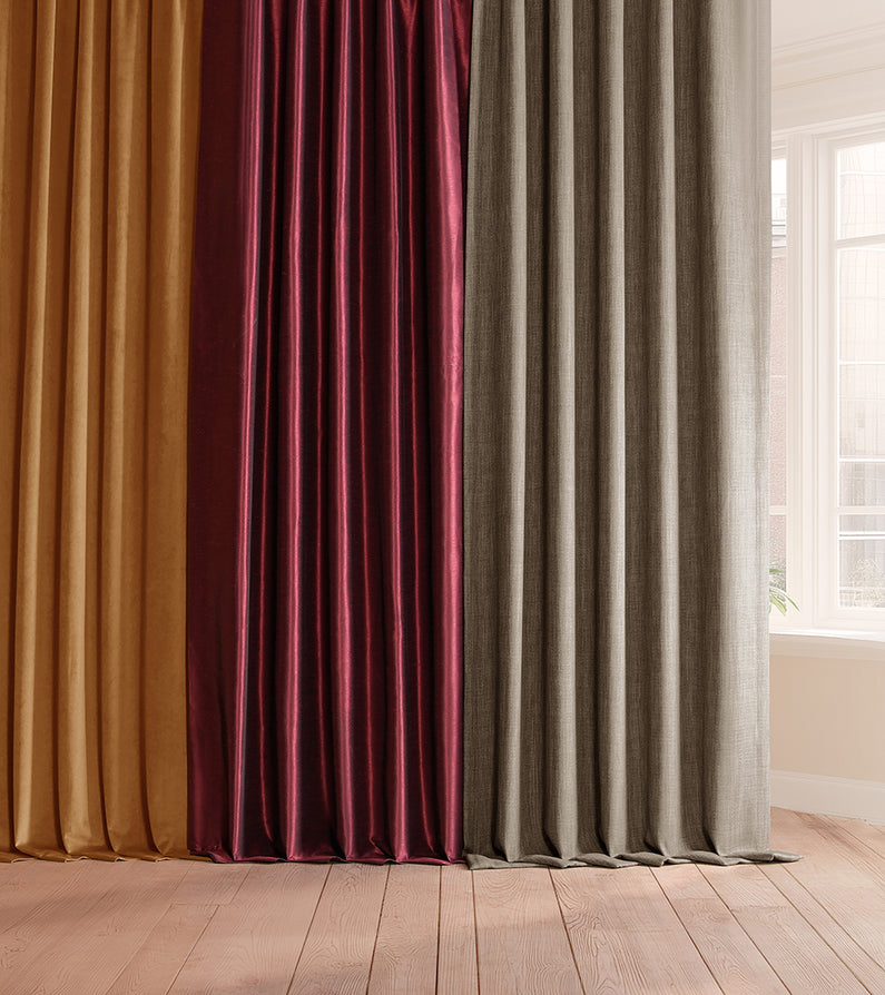 Warm Tones: A rich mix of golden amber, deep berry, and warm neutrals creates an inviting palette with plenty of depth and drama.