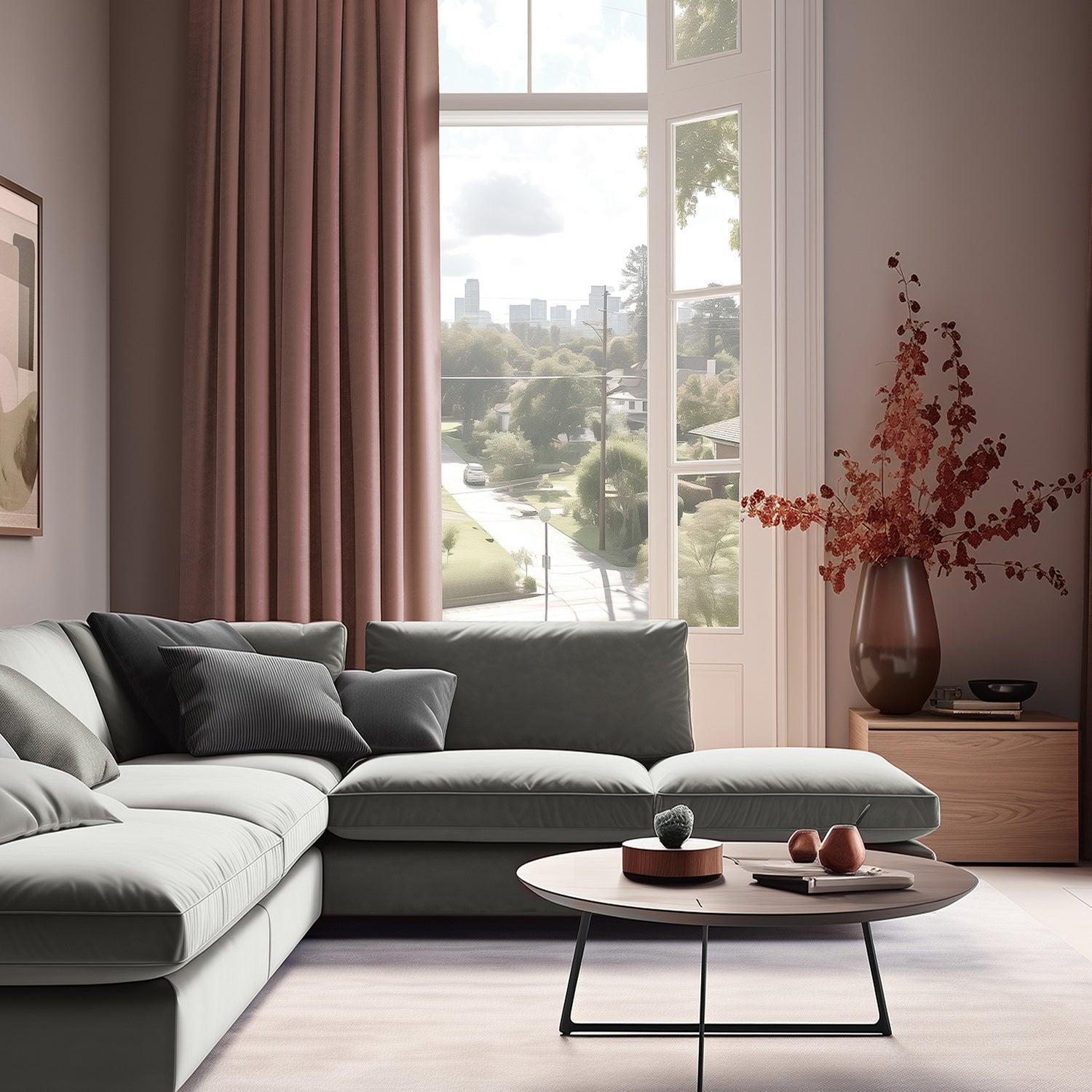 Wild Rose Heritage Plush Velvet Custom Curtain - HalfPriceDrapes.com