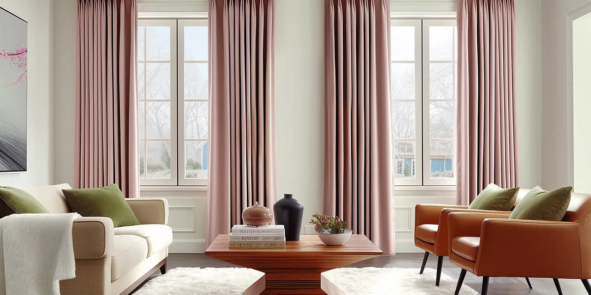 Mid-Century Living Room — Blush That Means It