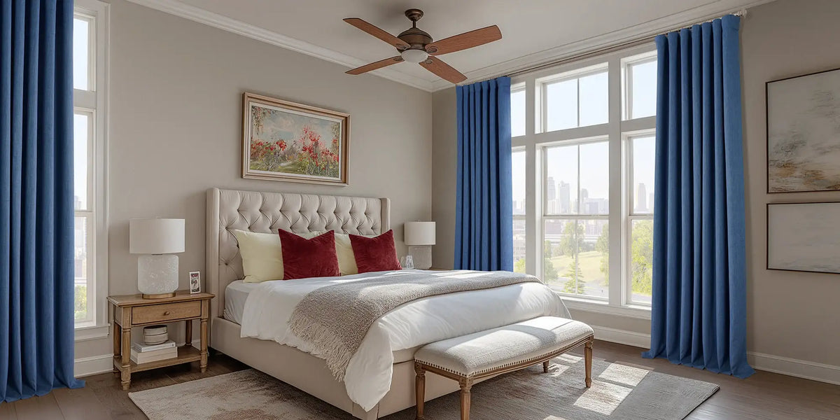 Traditional Bedroom — The Blue That Travels Well
