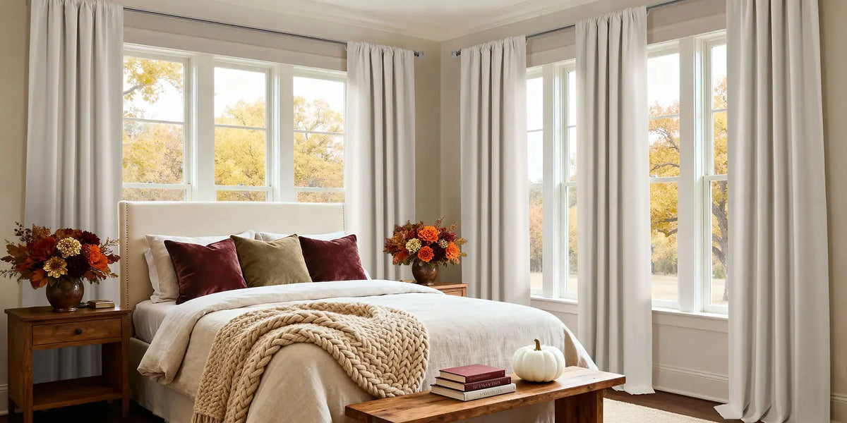 Modern Farmhouse Bedroom — Birch Linen, Simply Hung