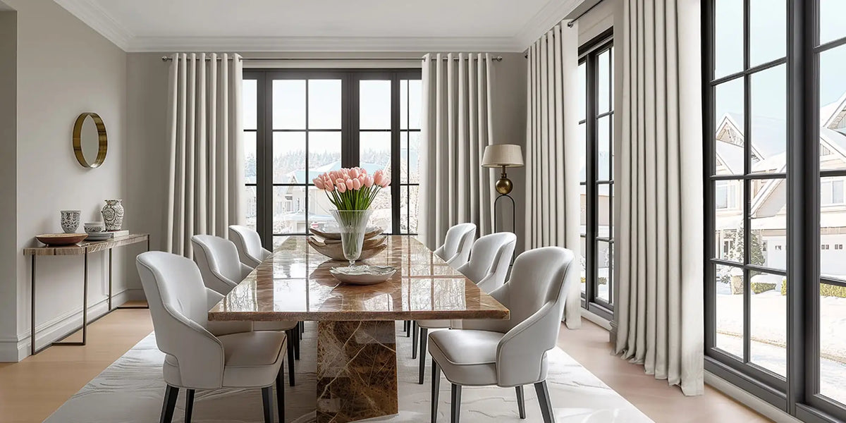 Modern Dining Room — Linen With an Edge