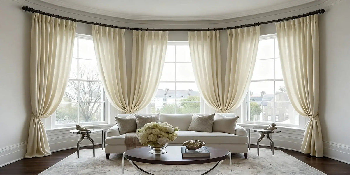 Traditional Living Room — A Bay Window Moment