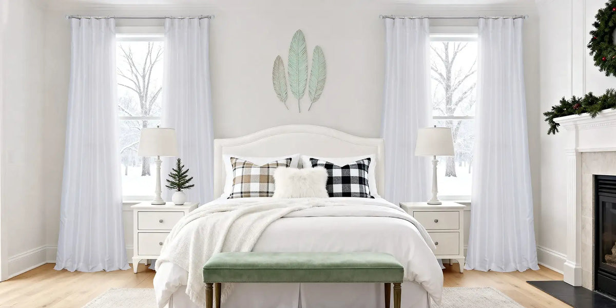 Modern Farmhouse Bedroom — Ice Silk and the Snowy View