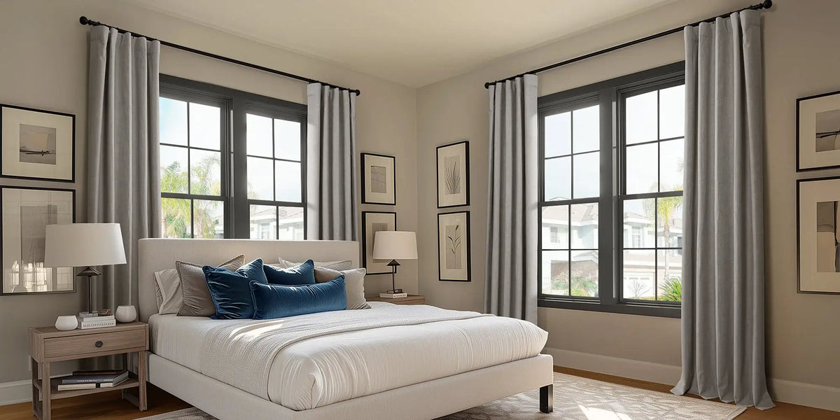 Coastal Contemporary Bedroom — Greige That Disappears