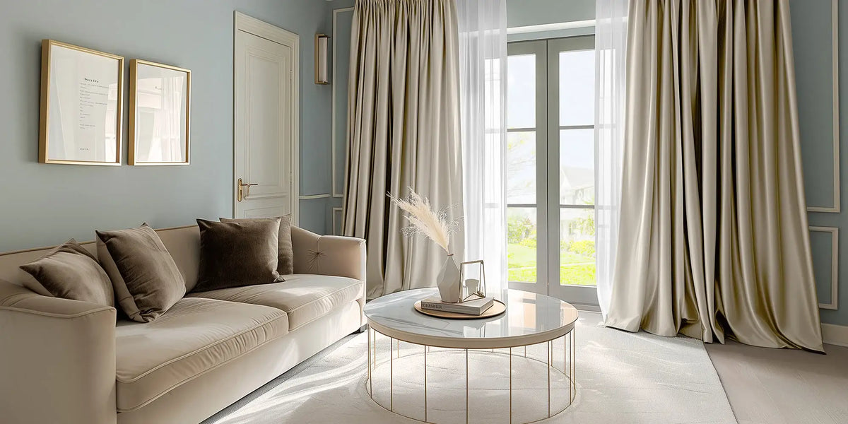Glam Living Room — When Silk Changes Everything