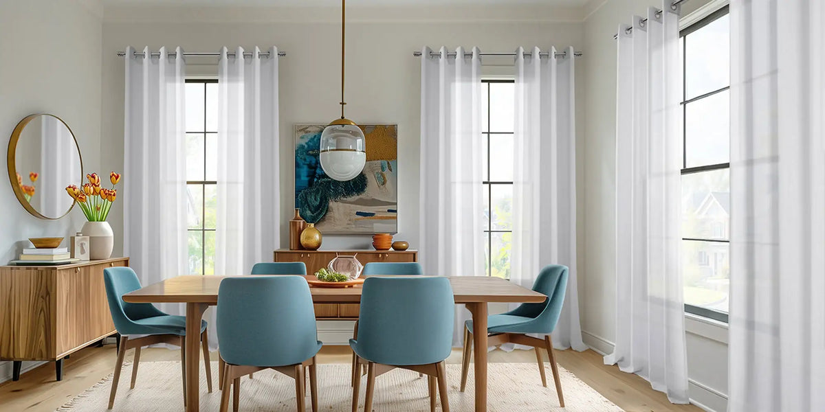 Mid-Century Dining Room — Let the Light In