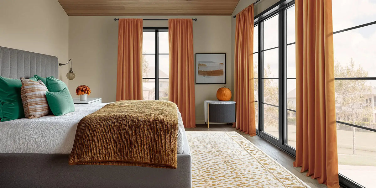 Modern Bedroom — Orange That Commands