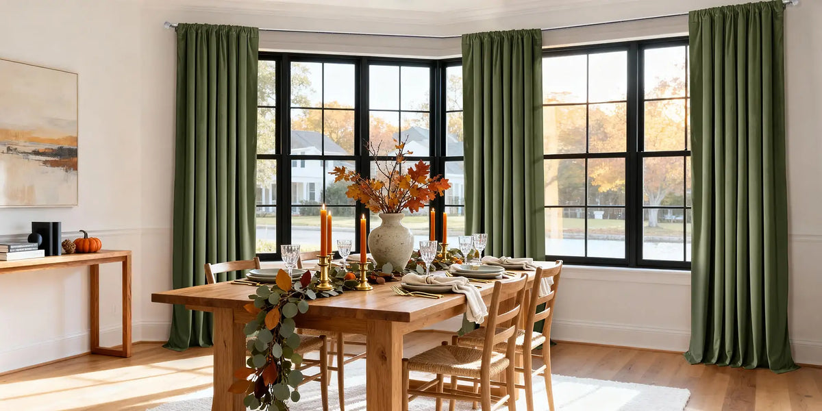 Contemporary Dining Room — Hunter Green at the Black-Frame Bay
