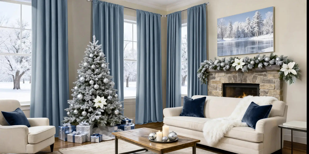 Modern Living Room — Denmark Blue for the Seasons
