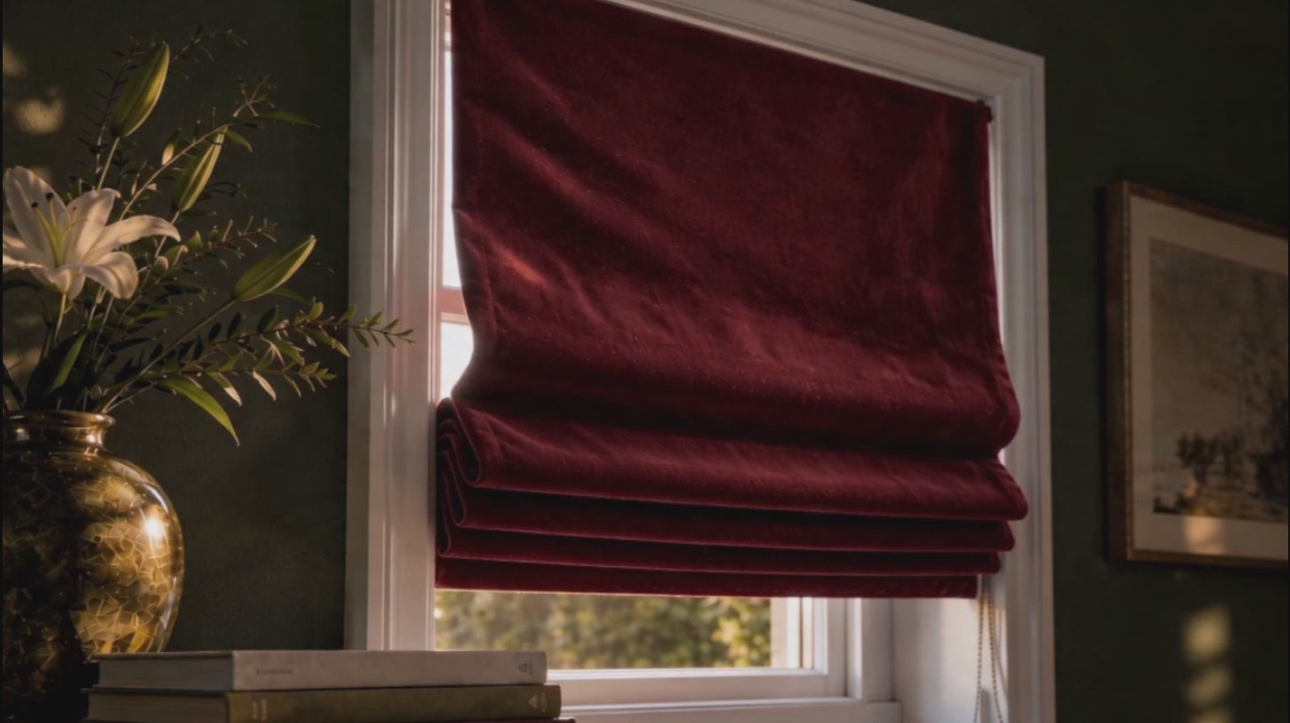 


  
    Custom Roman Shades
  



  Bring softness, privacy, and refined style to every room.
