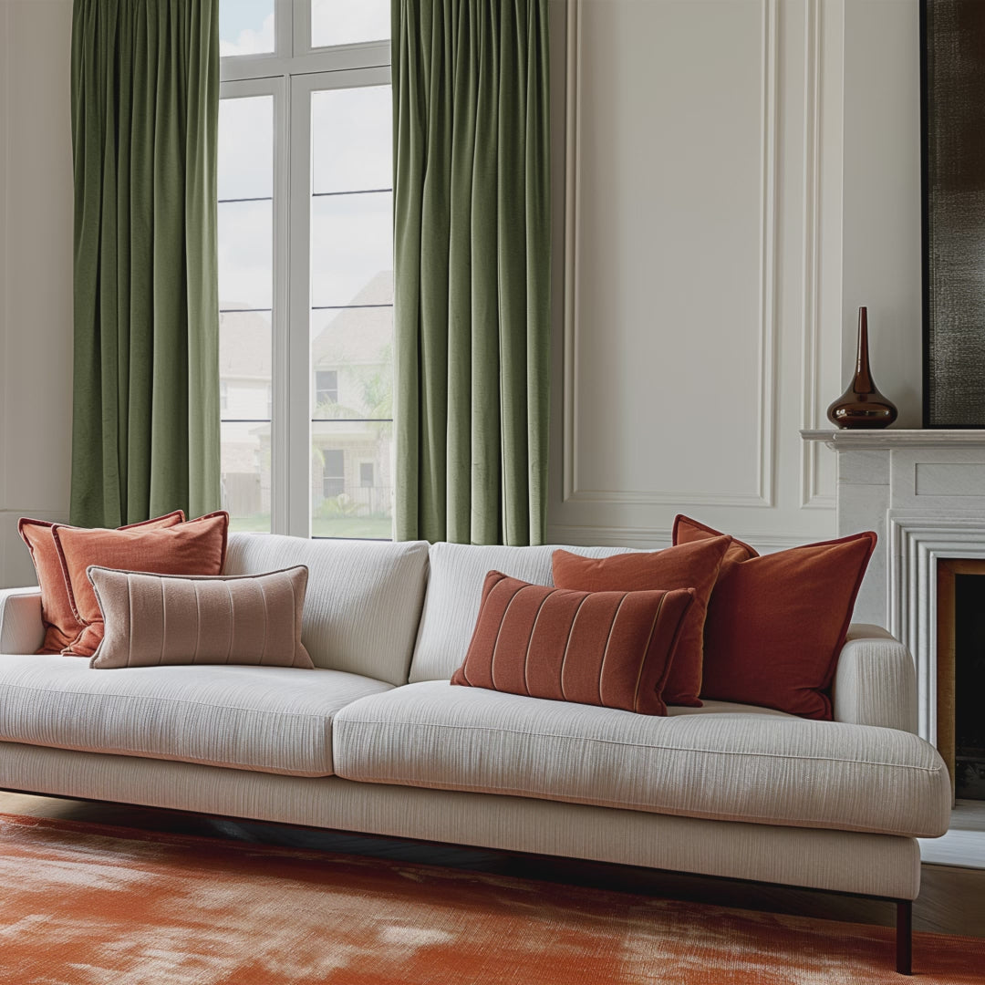 Hunter Green Signature Velvet Custom Curtain