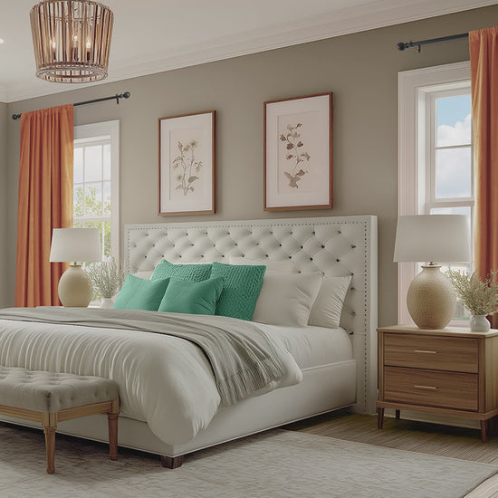 Burnt Pumpkin Signature Velvet Custom Curtain