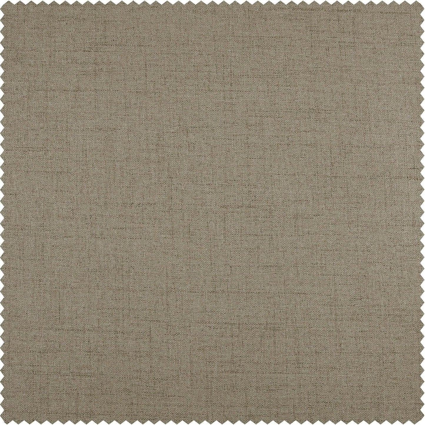 Warm Taupe Thermal Cross Linen Weave Swatch - HalfPriceDrapes.com