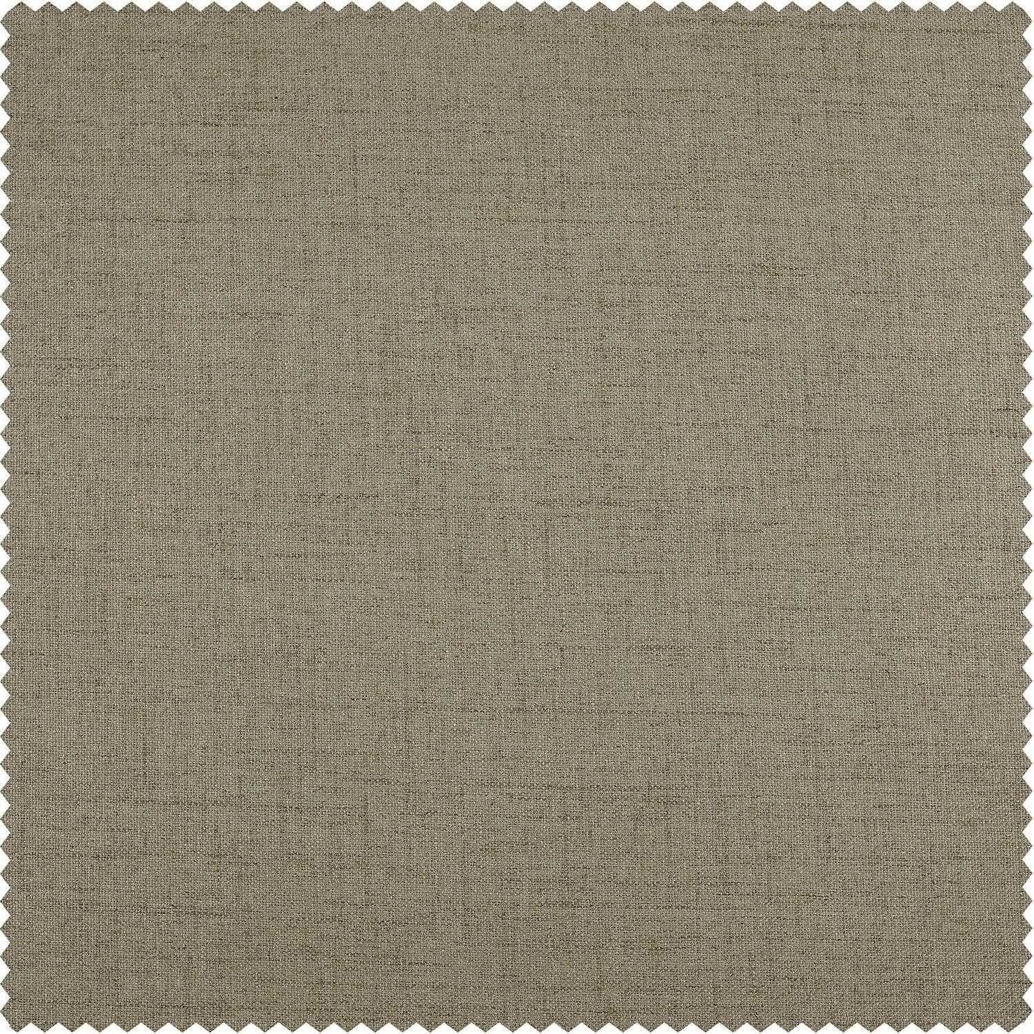Warm Taupe Thermal Cross Linen Weave Swatch - HalfPriceDrapes.com