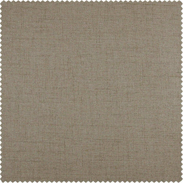 Warm Taupe Thermal Cross Linen Weave Swatch - HalfPriceDrapes.com