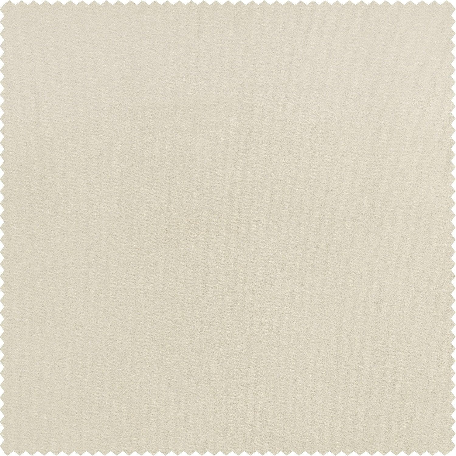 Diva Cream Signature Plush Velvet Swatch - HalfPriceDrapes.com