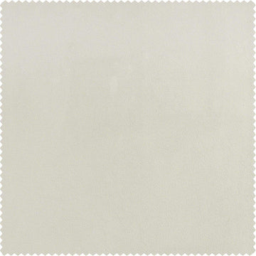 Misty White Signature Plush Velvet Swatch - HalfPriceDrapes.com