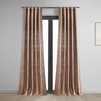 Sugar Maple Textured Dupioni Silk Curtain - HalfPriceDrapes.com