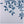 Temple Garden Blue Floral Printed Faux Linen Room Darkening Curtain